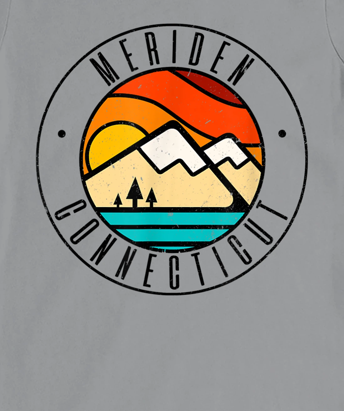 Minimalist Outdoors Meriden Connecticut CT T-Shirt, Women T-Shirt