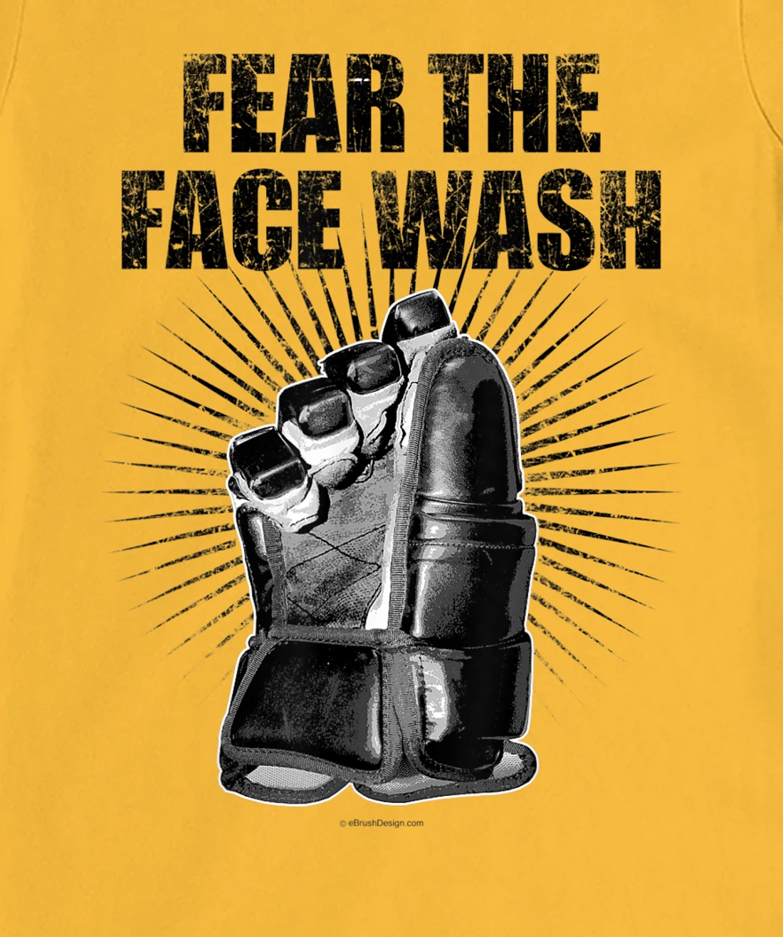 Womens Fear The Face Wash - funny hockey T-Shirt, Kid T-Shirt and Women T-Shirt