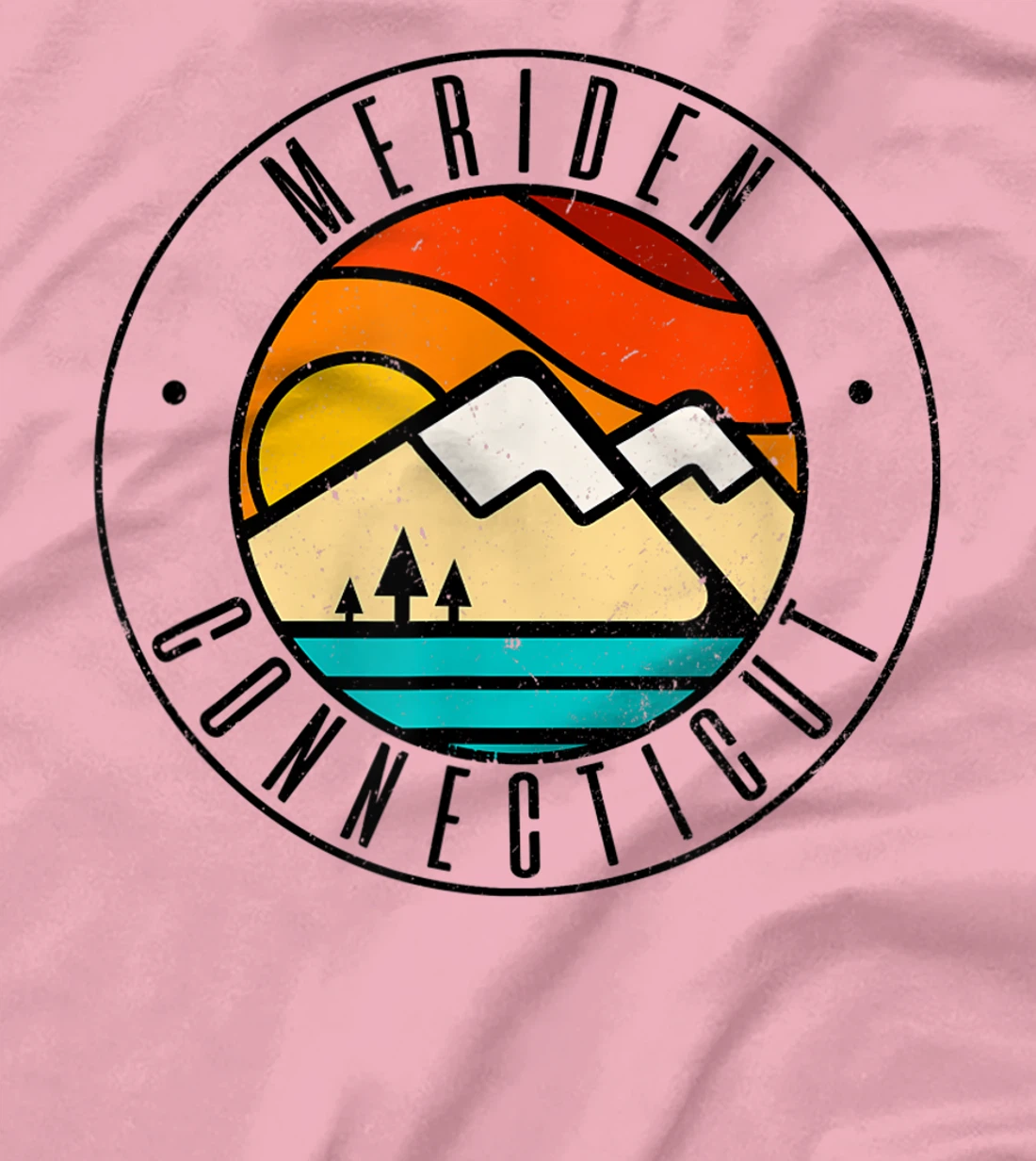 Minimalist Outdoors Meriden Connecticut CT T-Shirt, Women T-Shirt