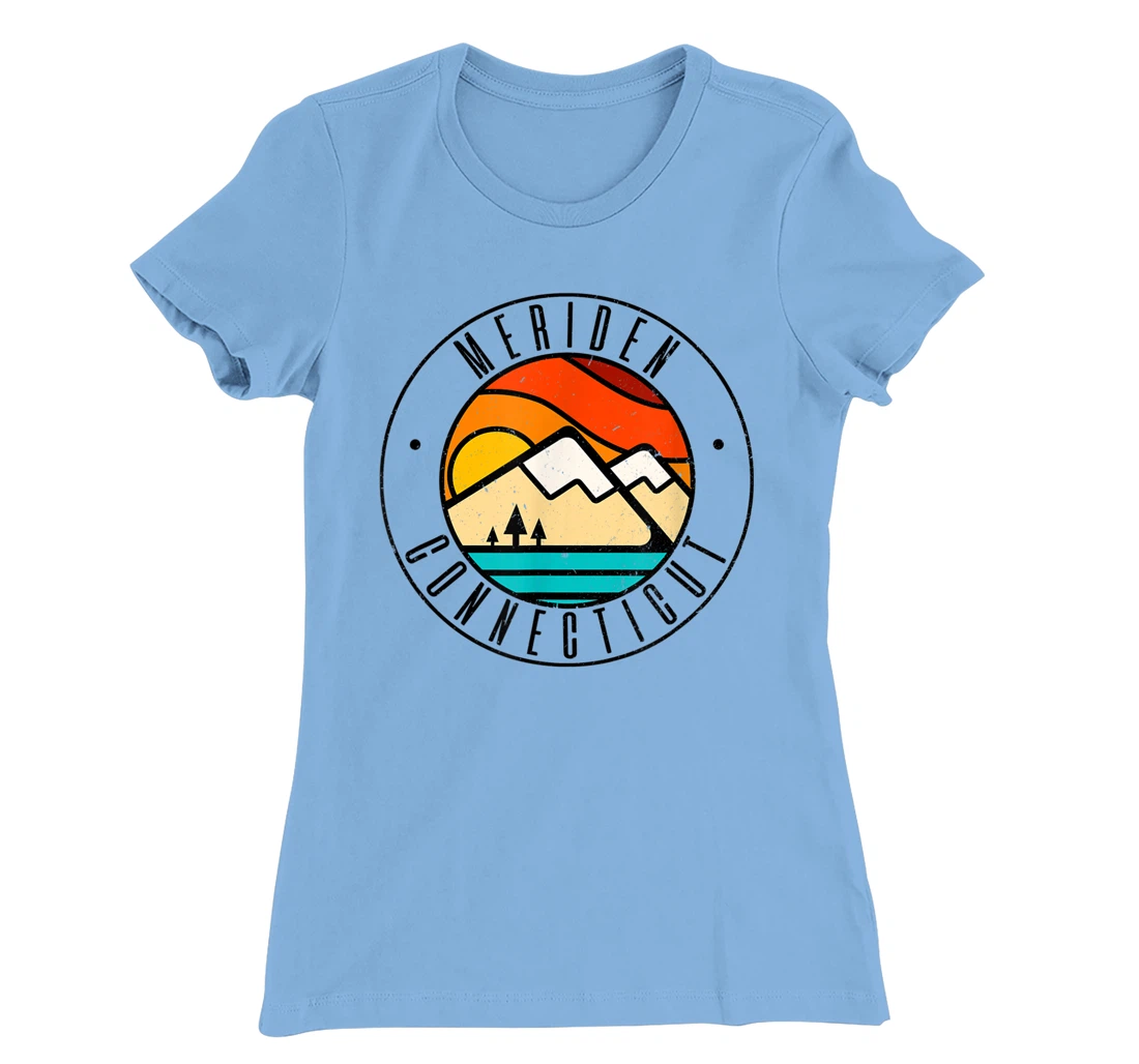 Minimalist Outdoors Meriden Connecticut CT T-Shirt, Women T-Shirt