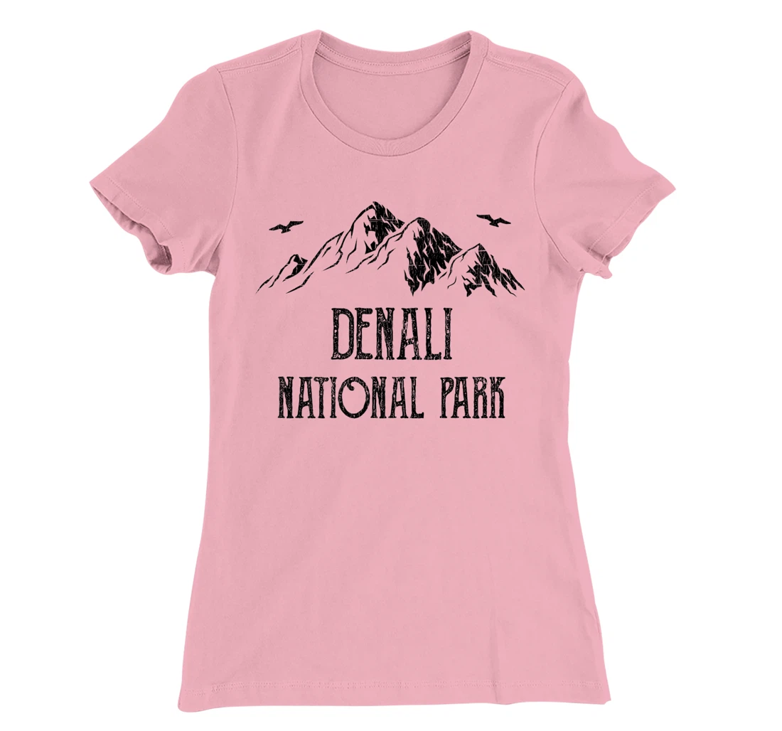Womens Denali National Park Vintage Alaska Family Vacation T-Shirt, Kid T-Shirt and Women T-Shirt