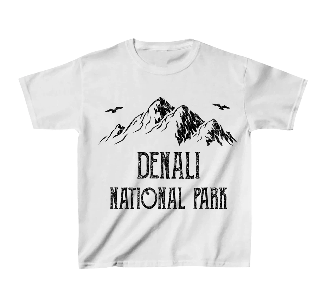 Womens Denali National Park Vintage Alaska Family Vacation T-Shirt, Kid T-Shirt and Women T-Shirt