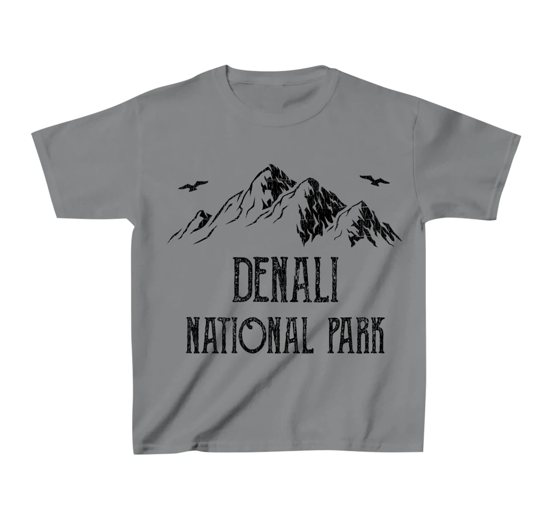 Womens Denali National Park Vintage Alaska Family Vacation T-Shirt, Kid T-Shirt and Women T-Shirt