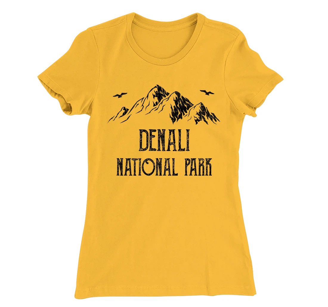 Womens Denali National Park Vintage Alaska Family Vacation T-Shirt, Kid T-Shirt and Women T-Shirt