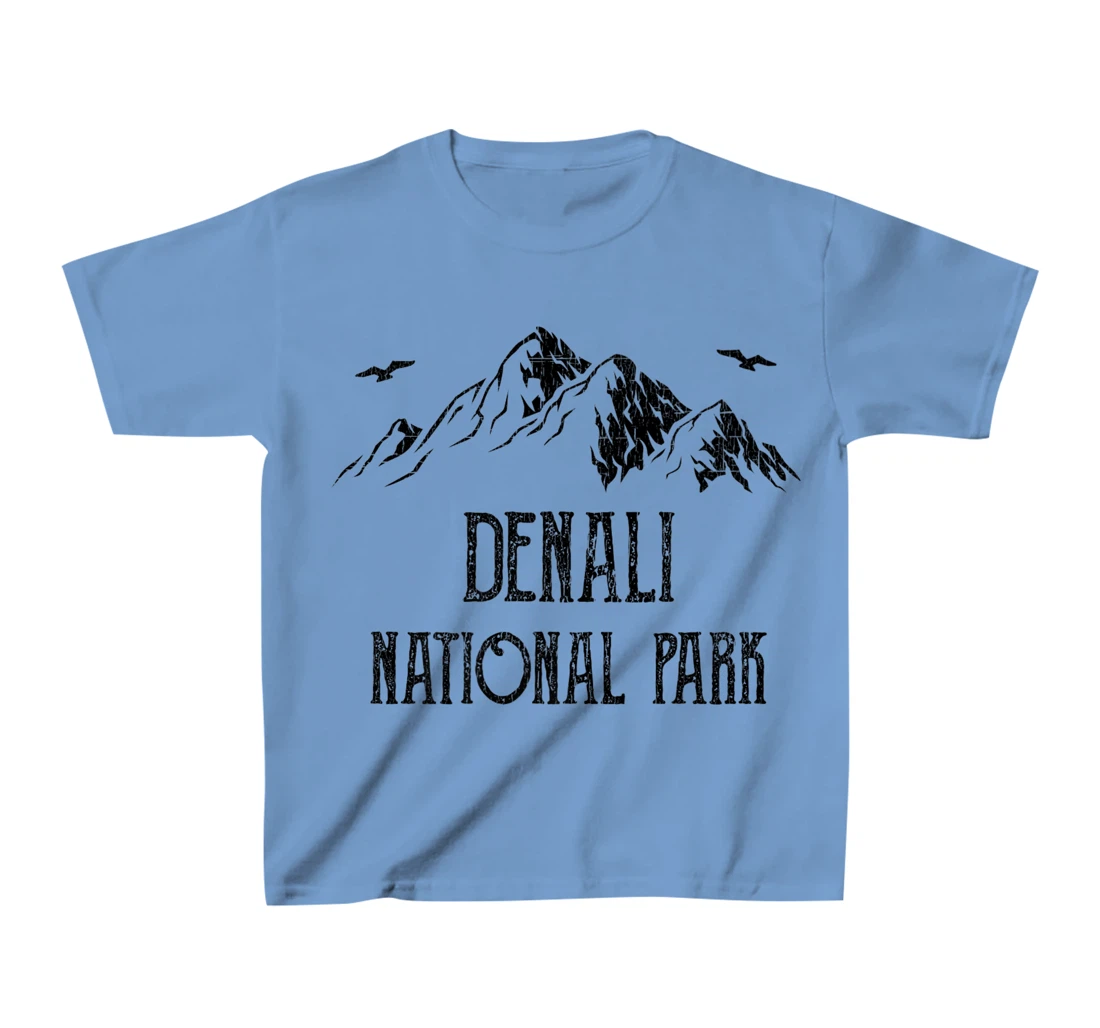 Womens Denali National Park Vintage Alaska Family Vacation T-Shirt, Kid T-Shirt and Women T-Shirt