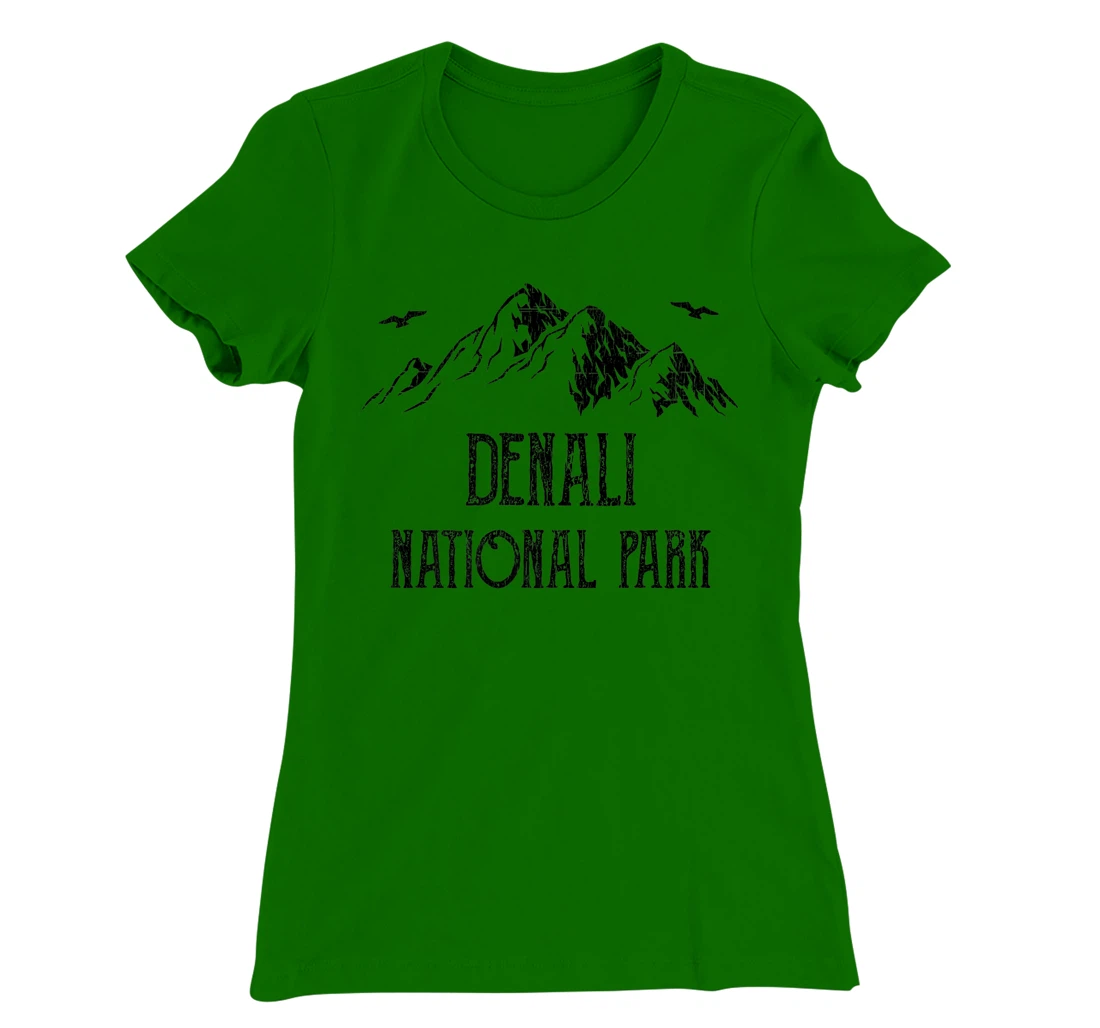 Womens Denali National Park Vintage Alaska Family Vacation T-Shirt, Kid T-Shirt and Women T-Shirt
