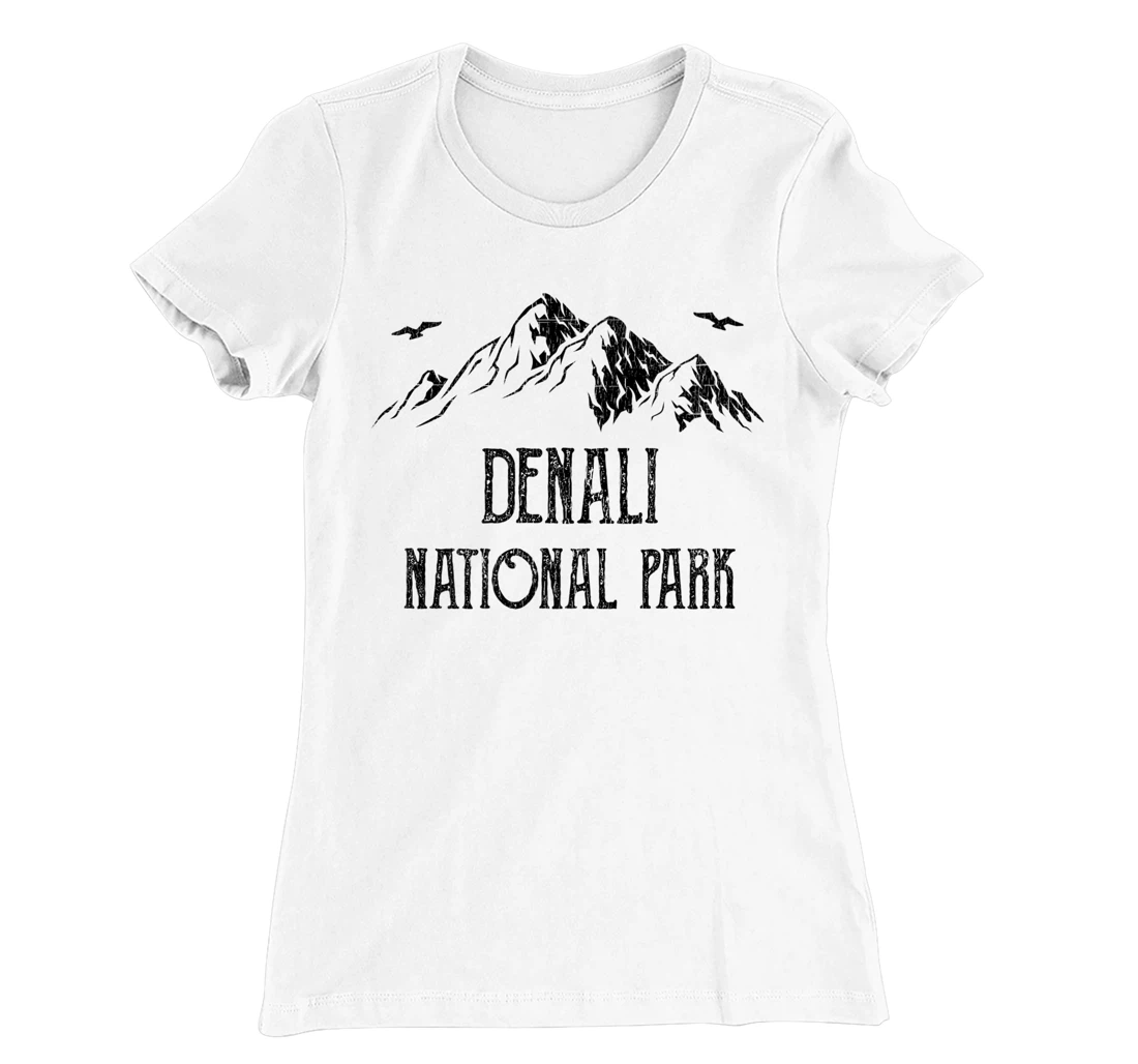 Womens Denali National Park Vintage Alaska Family Vacation T-Shirt, Kid T-Shirt and Women T-Shirt