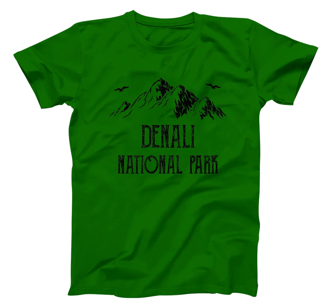 Womens Denali National Park Vintage Alaska Family Vacation T-Shirt, Kid T-Shirt and Women T-Shirt