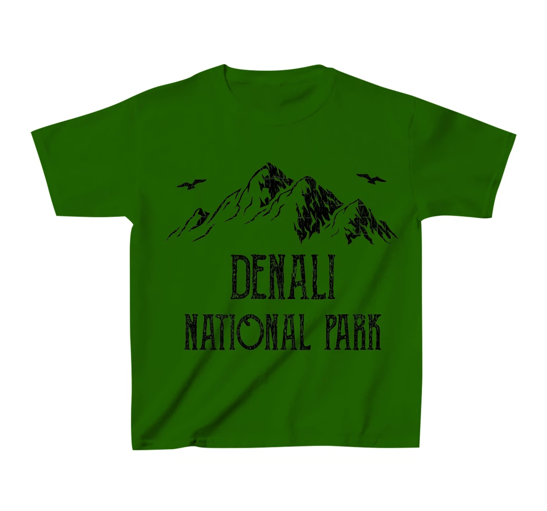 Womens Denali National Park Vintage Alaska Family Vacation T-Shirt, Kid T-Shirt and Women T-Shirt