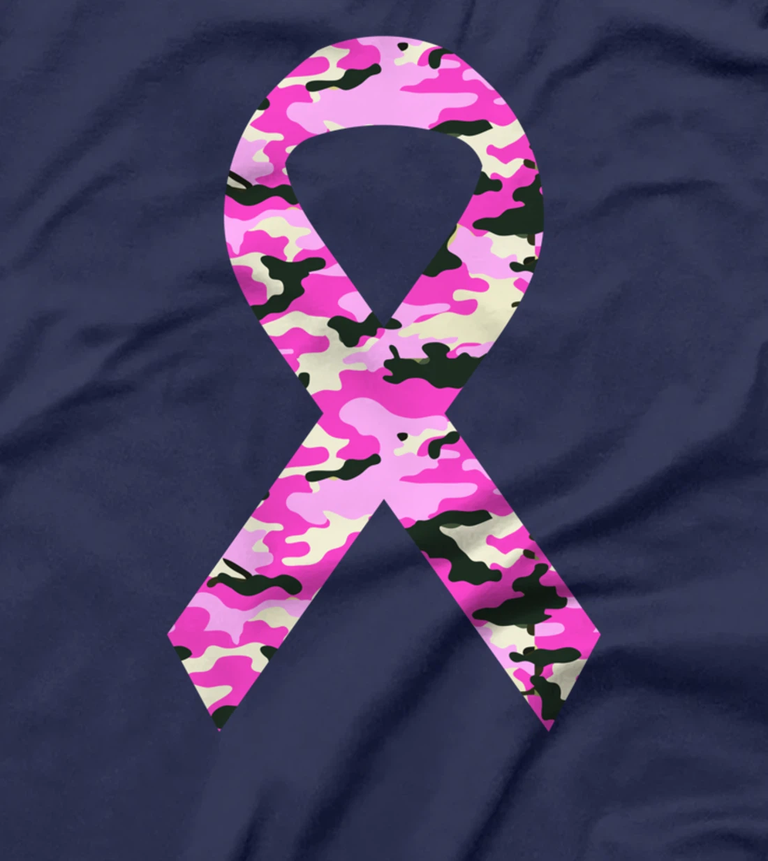 Breast Cancer Awareness Ribbon Pink Camo Survivor T-Shirt