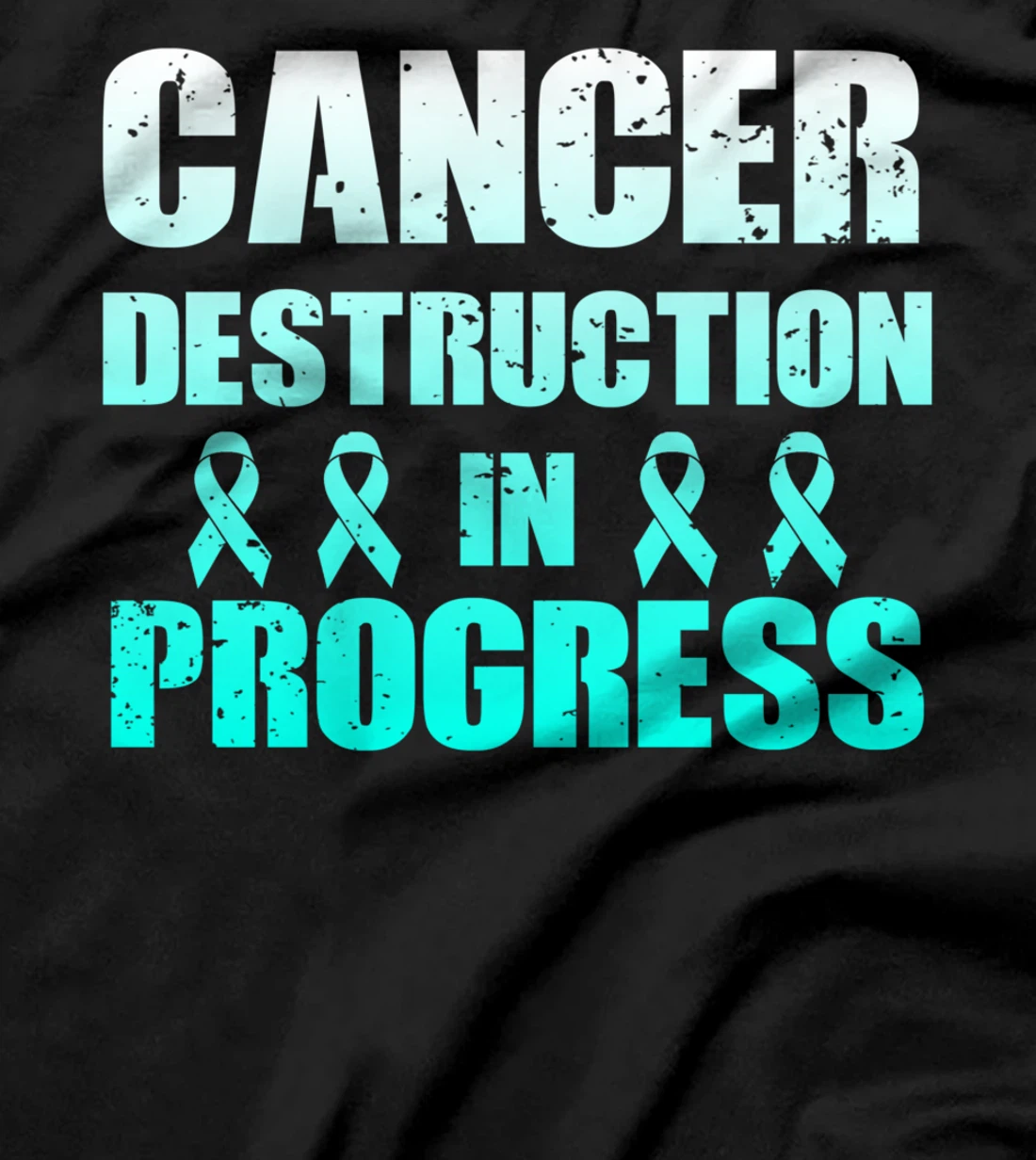 Cancer Destruction In Process Cancer Patient Survivor T-Shirt