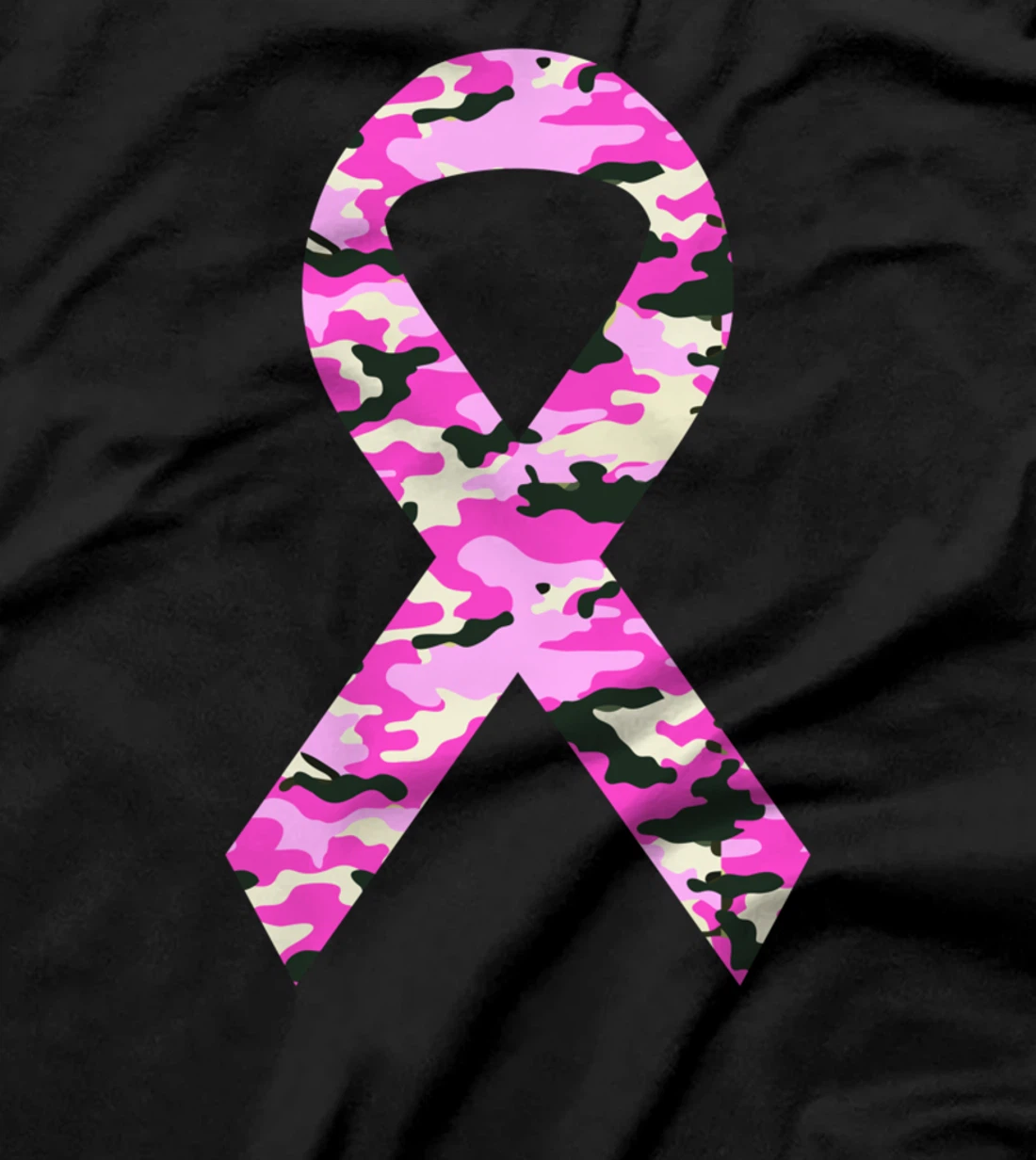 Breast Cancer Awareness Ribbon Pink Camo Survivor T-Shirt