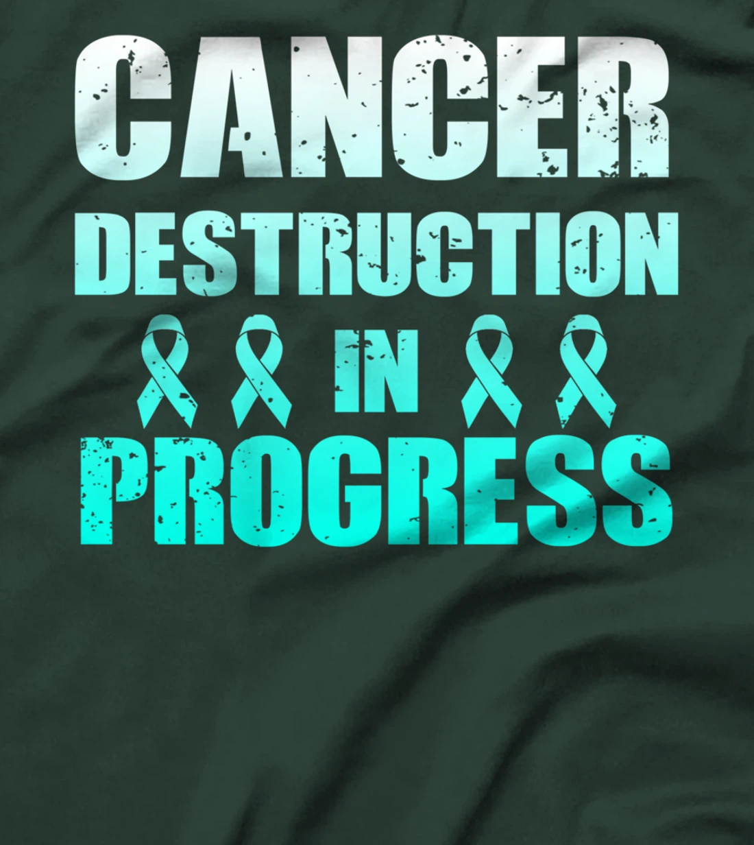 Cancer Destruction In Process Cancer Patient Survivor T-Shirt