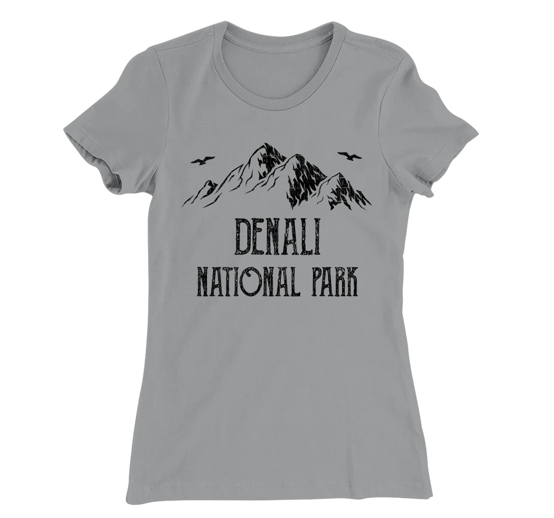 Womens Denali National Park Vintage Alaska Family Vacation T-Shirt, Kid T-Shirt and Women T-Shirt