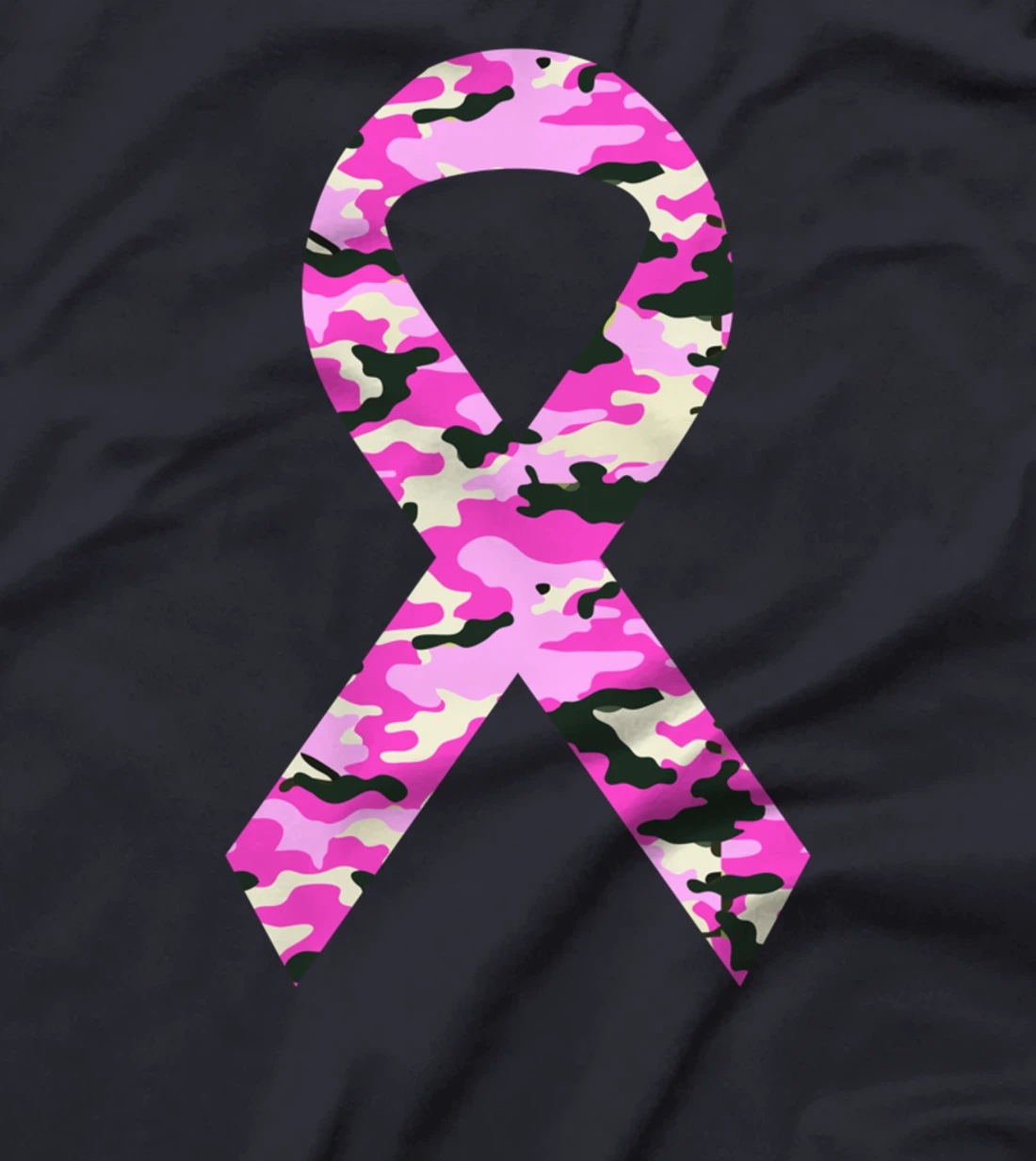 Breast Cancer Awareness Ribbon Pink Camo Survivor T-Shirt