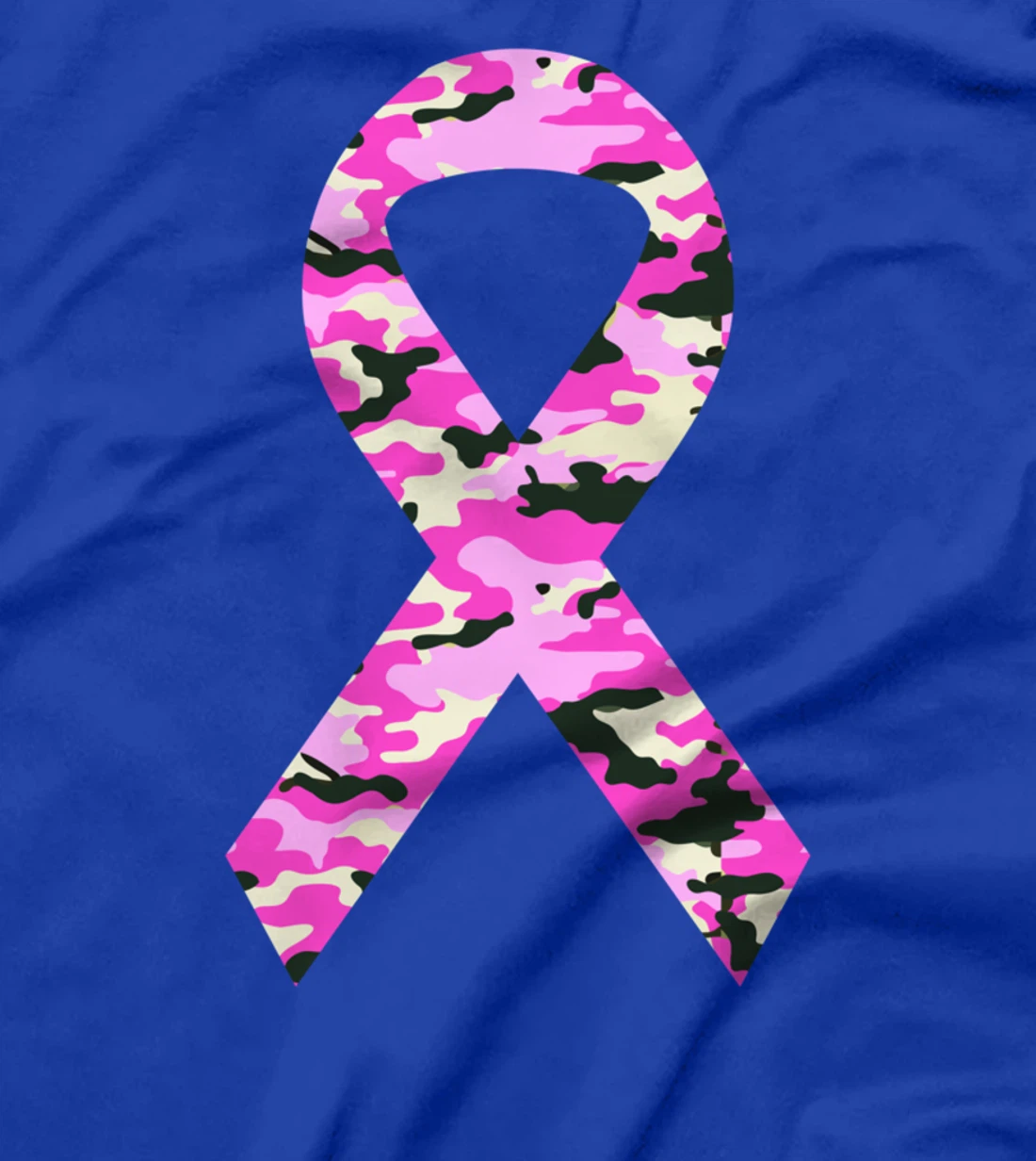 Breast Cancer Awareness Ribbon Pink Camo Survivor T-Shirt