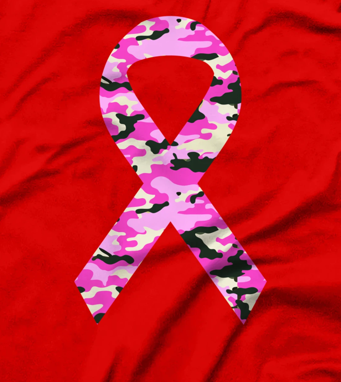 Breast Cancer Awareness Ribbon Pink Camo Survivor T-Shirt