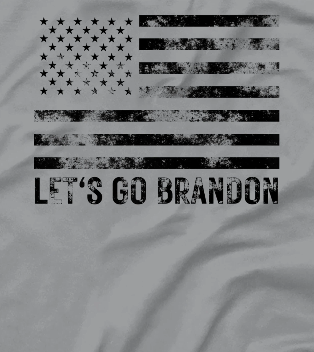 Womens Let's Go Brandon Conservative Anti Liberal US Flag T-Shirt, Women T-Shirt