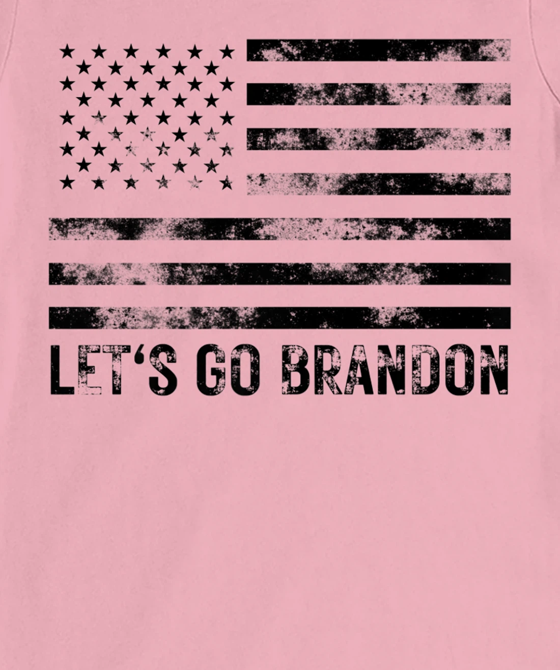 Womens Let's Go Brandon Conservative Anti Liberal US Flag T-Shirt, Women T-Shirt