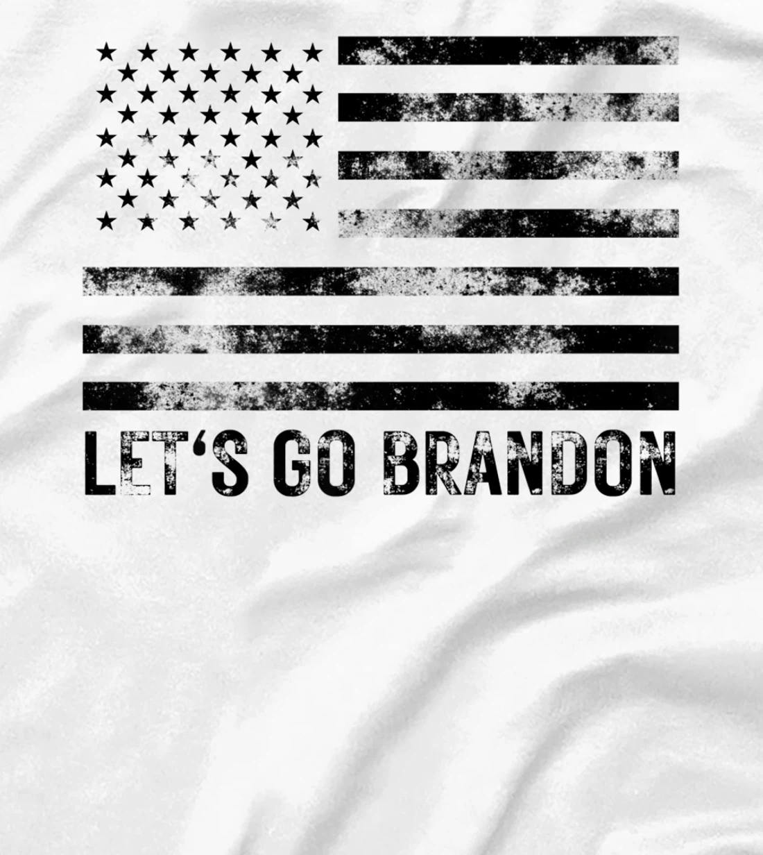 Womens Let's Go Brandon Conservative Anti Liberal US Flag T-Shirt, Women T-Shirt
