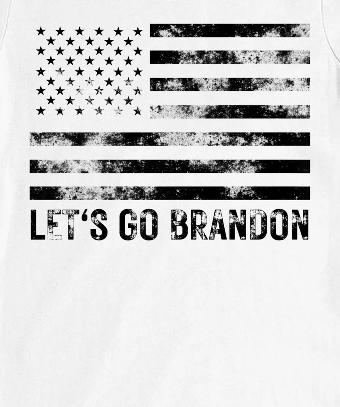 Womens Let's Go Brandon Conservative Anti Liberal US Flag T-Shirt, Women T-Shirt