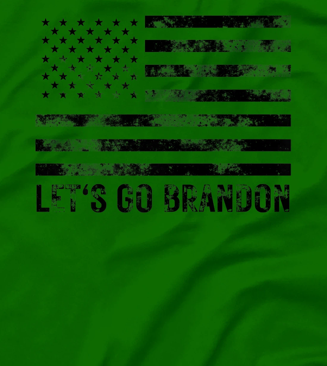 Womens Let's Go Brandon Conservative Anti Liberal US Flag T-Shirt, Women T-Shirt