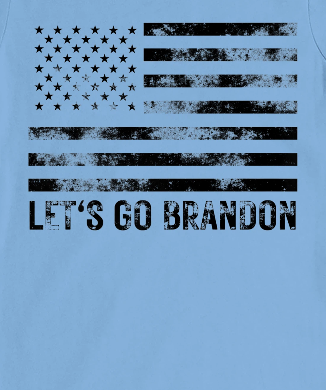 Womens Let's Go Brandon Conservative Anti Liberal US Flag T-Shirt, Women T-Shirt