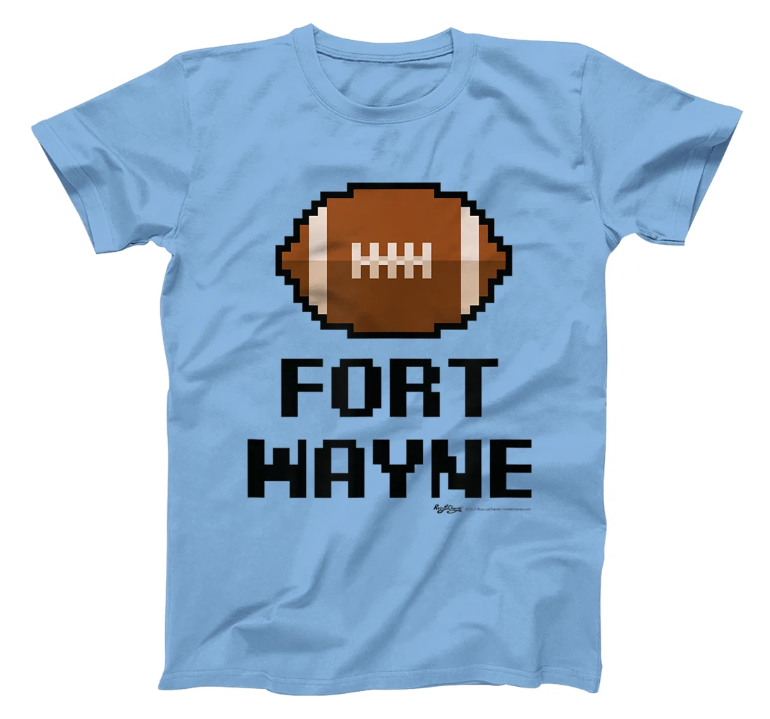 Womens Gamer Football Fort Wayne 8-Bit City T-Shirt, Women T-Shirt