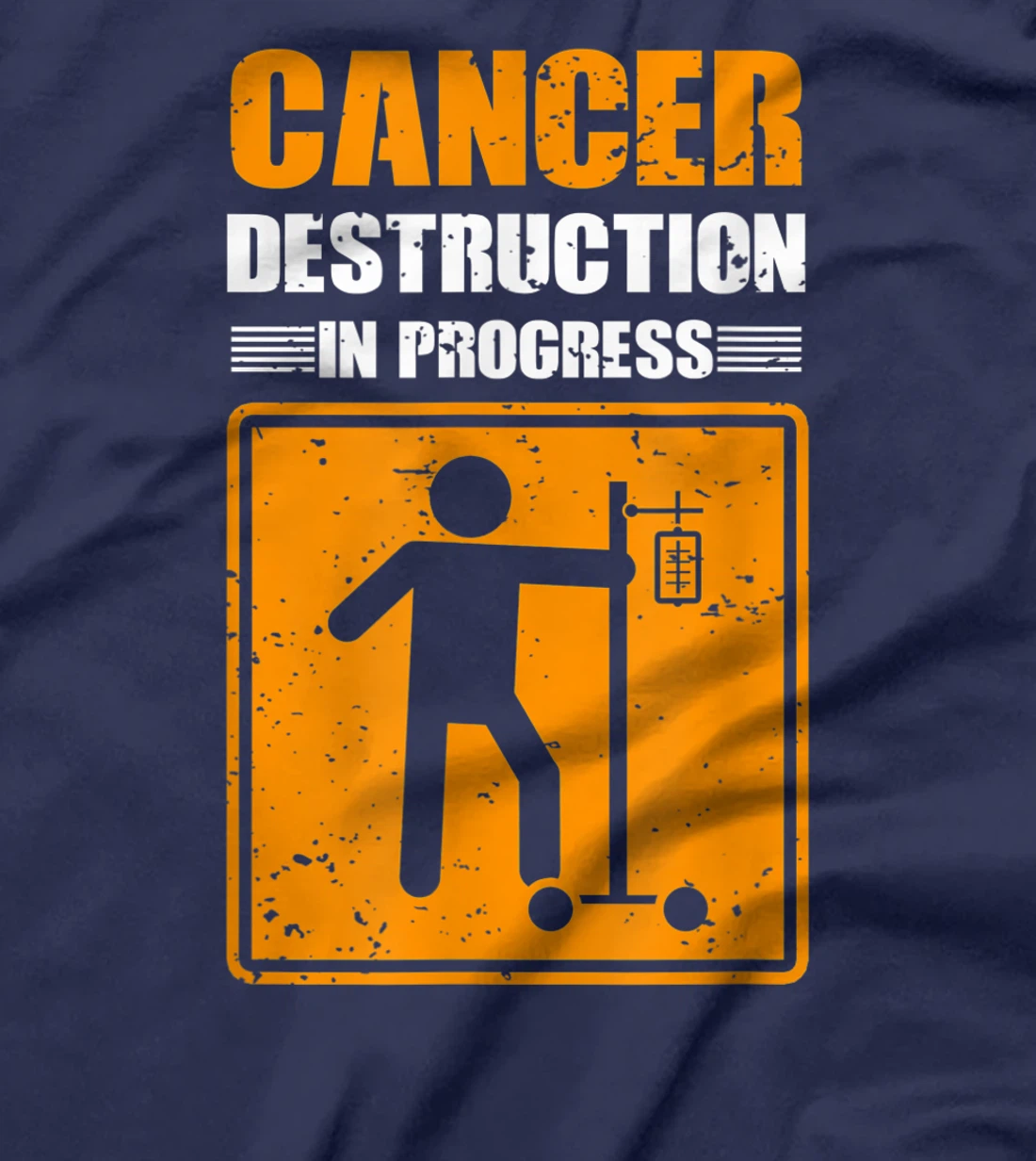 Cancer Destruction In Process Cancer Patient Warrior T-Shirt, Women T-Shirt