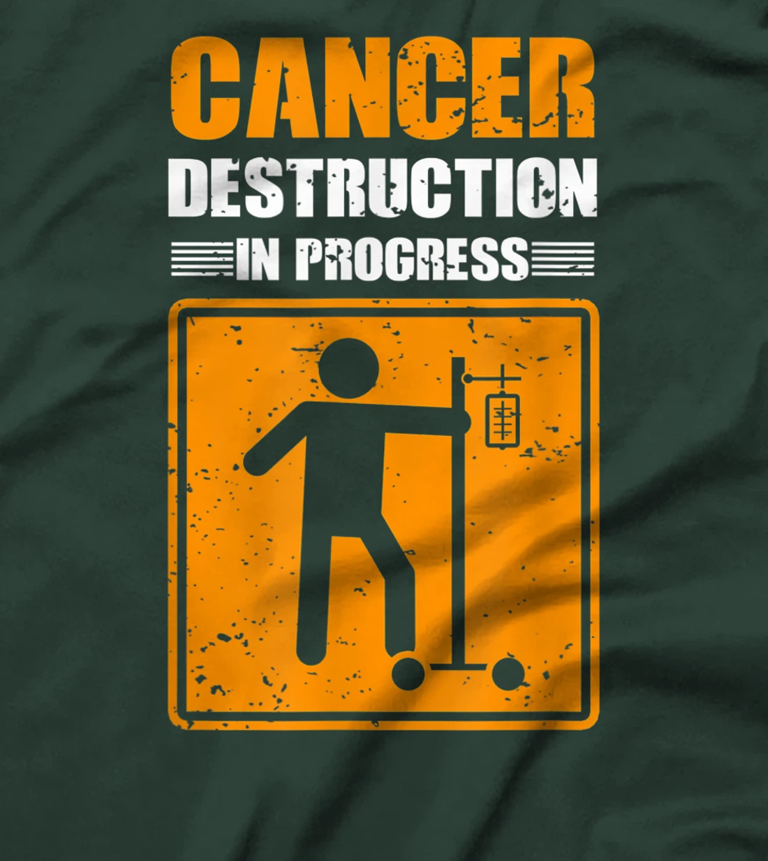 Cancer Destruction In Process Cancer Patient Warrior T-Shirt, Women T-Shirt