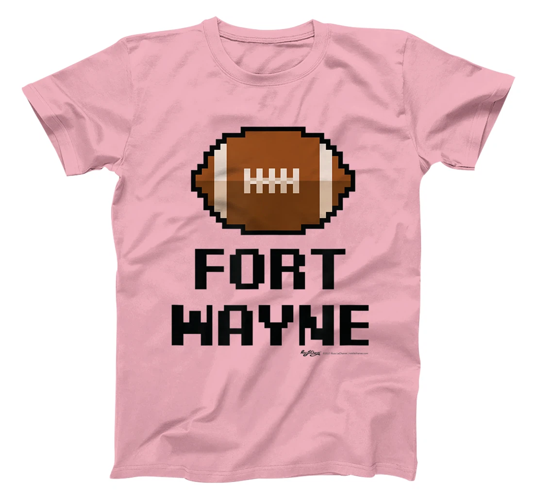 Womens Gamer Football Fort Wayne 8-Bit City T-Shirt, Women T-Shirt