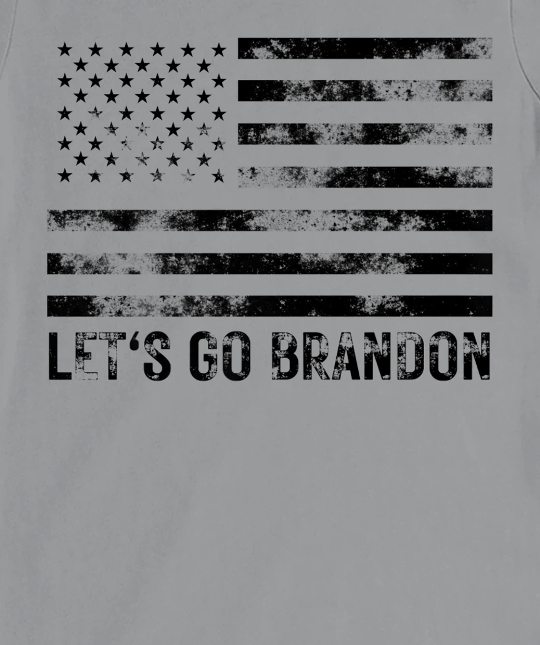 Womens Let's Go Brandon Conservative Anti Liberal US Flag T-Shirt, Women T-Shirt