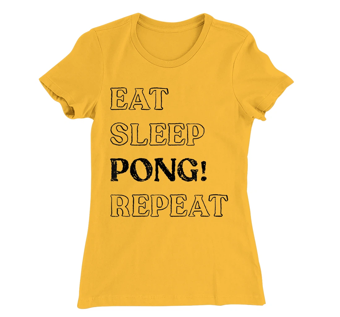 Womens Eat Sleep Pong Repeat! It's Mahjong Time Mahjongg Fans v2 T-Shirt, Women T-Shirt