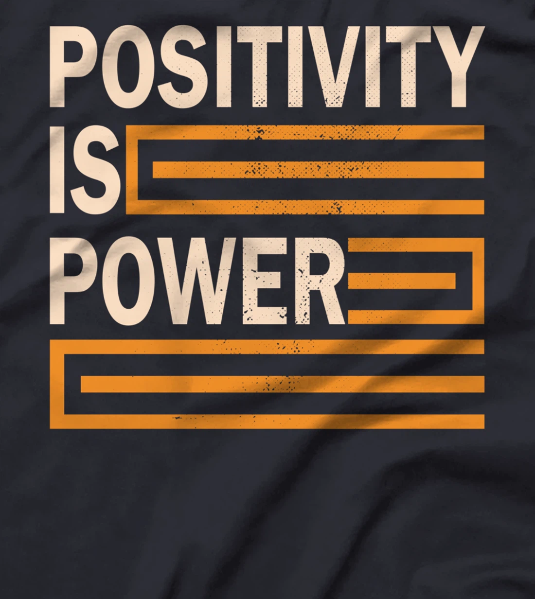 Positivity Is Power Retro Inspirational Motivational Quote T-Shirt