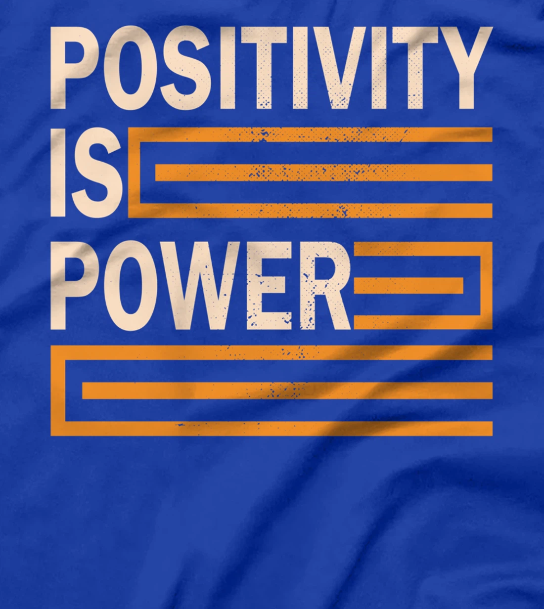 Positivity Is Power Retro Inspirational Motivational Quote T-Shirt