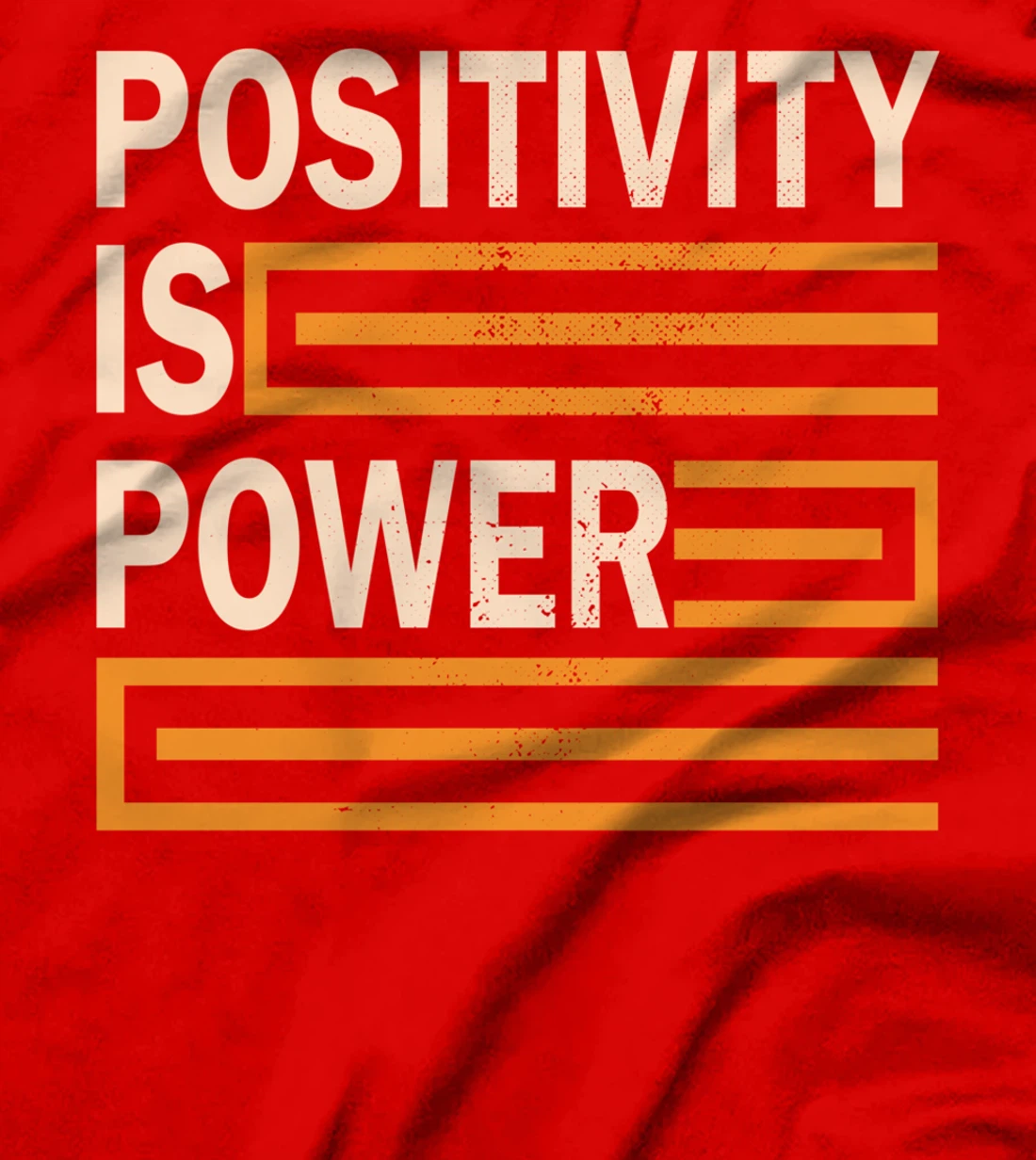 Positivity Is Power Retro Inspirational Motivational Quote T-Shirt