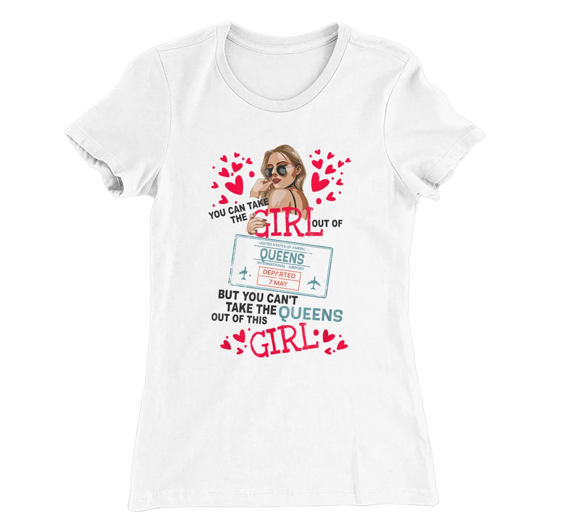 Womens Proud Queens Girl - Travel Queen From Queens New York T-Shirt, Kid T-Shirt and Women T-Shirt
