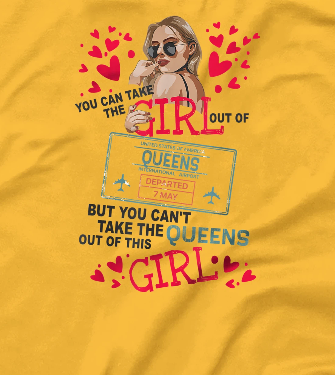 Womens Proud Queens Girl - Travel Queen From Queens New York T-Shirt, Kid T-Shirt and Women T-Shirt