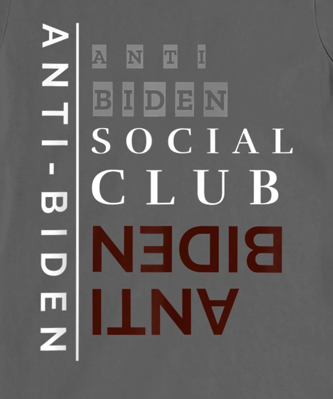 Anti-Biden Social Club T-Shirt, Women T-Shirt