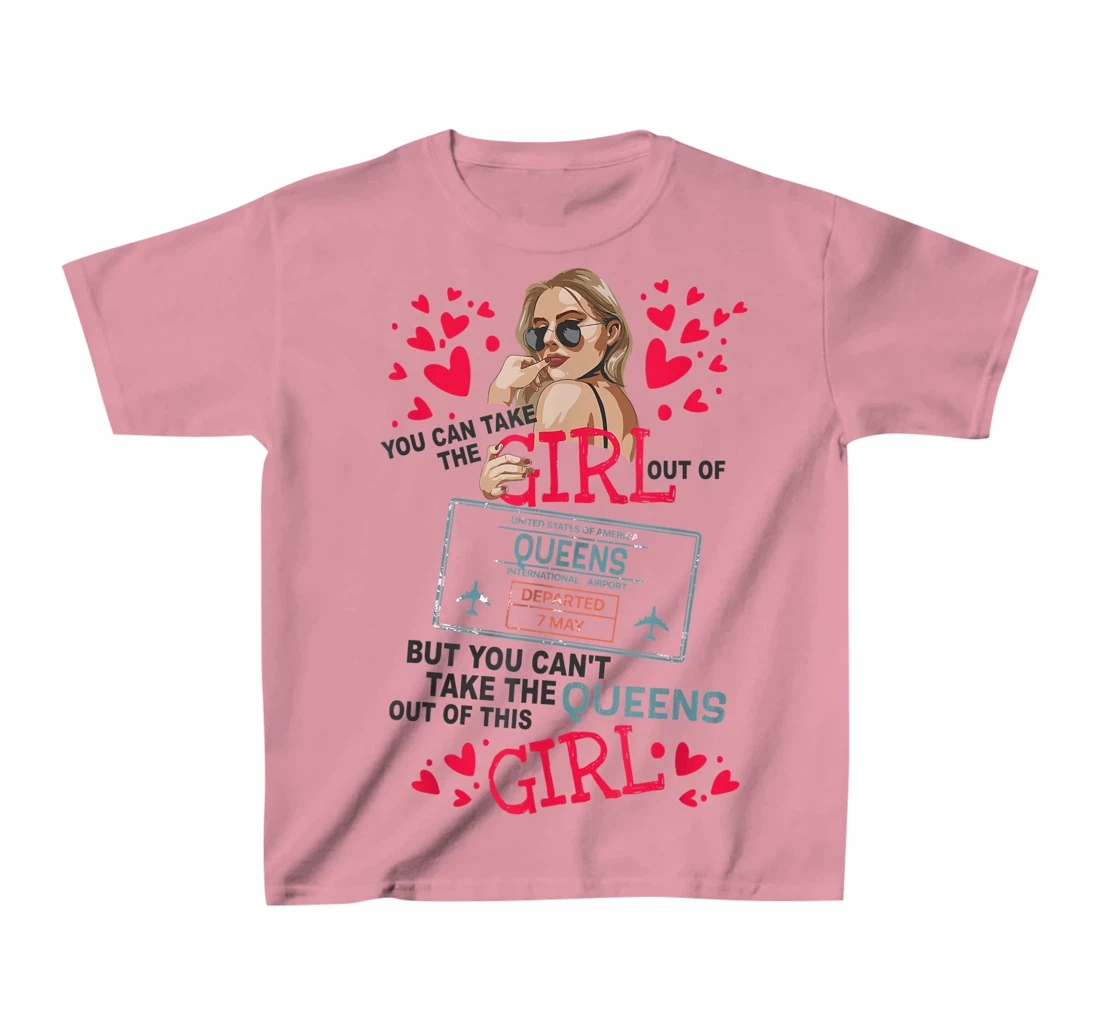 Womens Proud Queens Girl - Travel Queen From Queens New York T-Shirt, Kid T-Shirt and Women T-Shirt