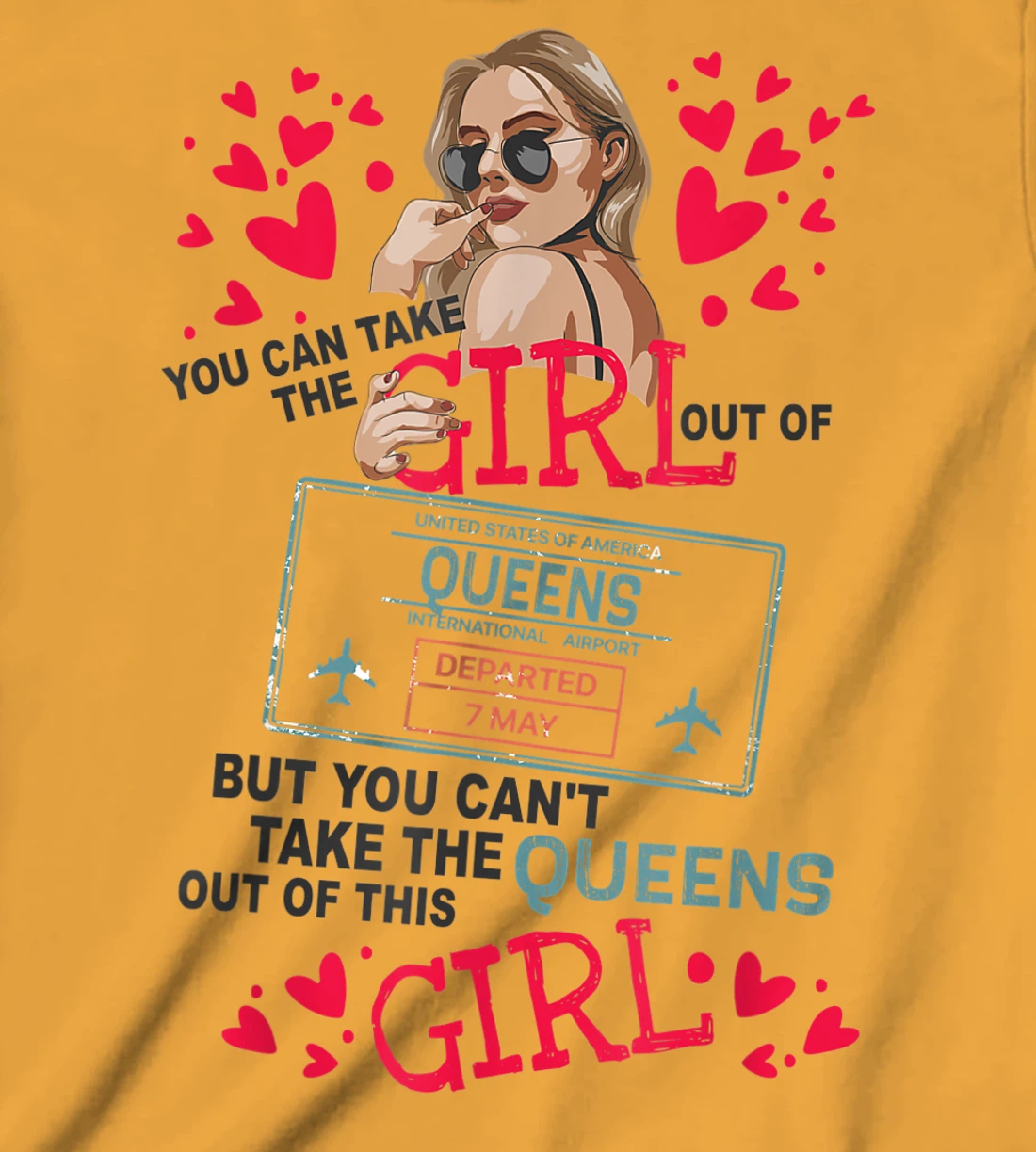 Womens Proud Queens Girl - Travel Queen From Queens New York T-Shirt, Kid T-Shirt and Women T-Shirt
