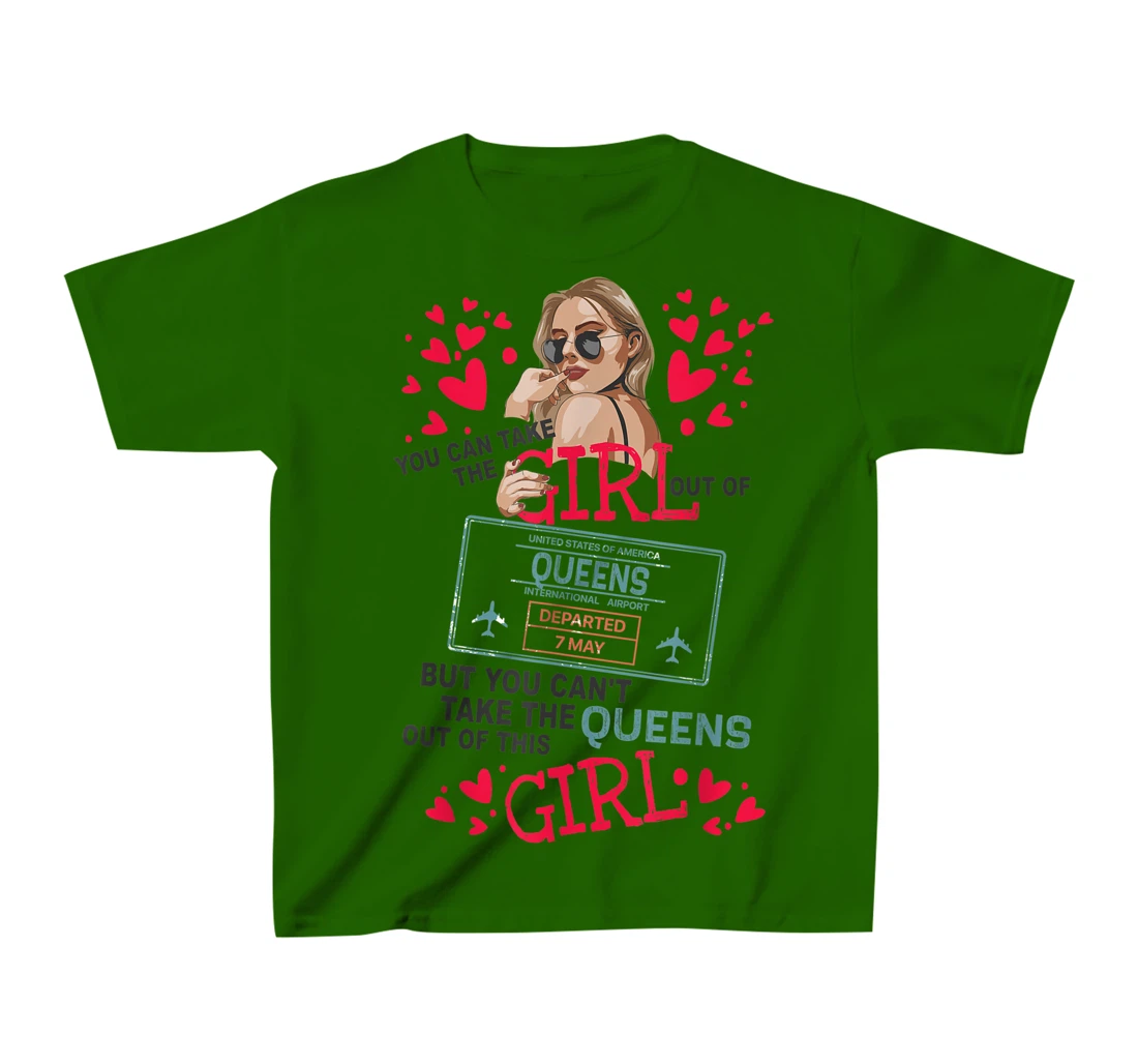Womens Proud Queens Girl - Travel Queen From Queens New York T-Shirt, Kid T-Shirt and Women T-Shirt