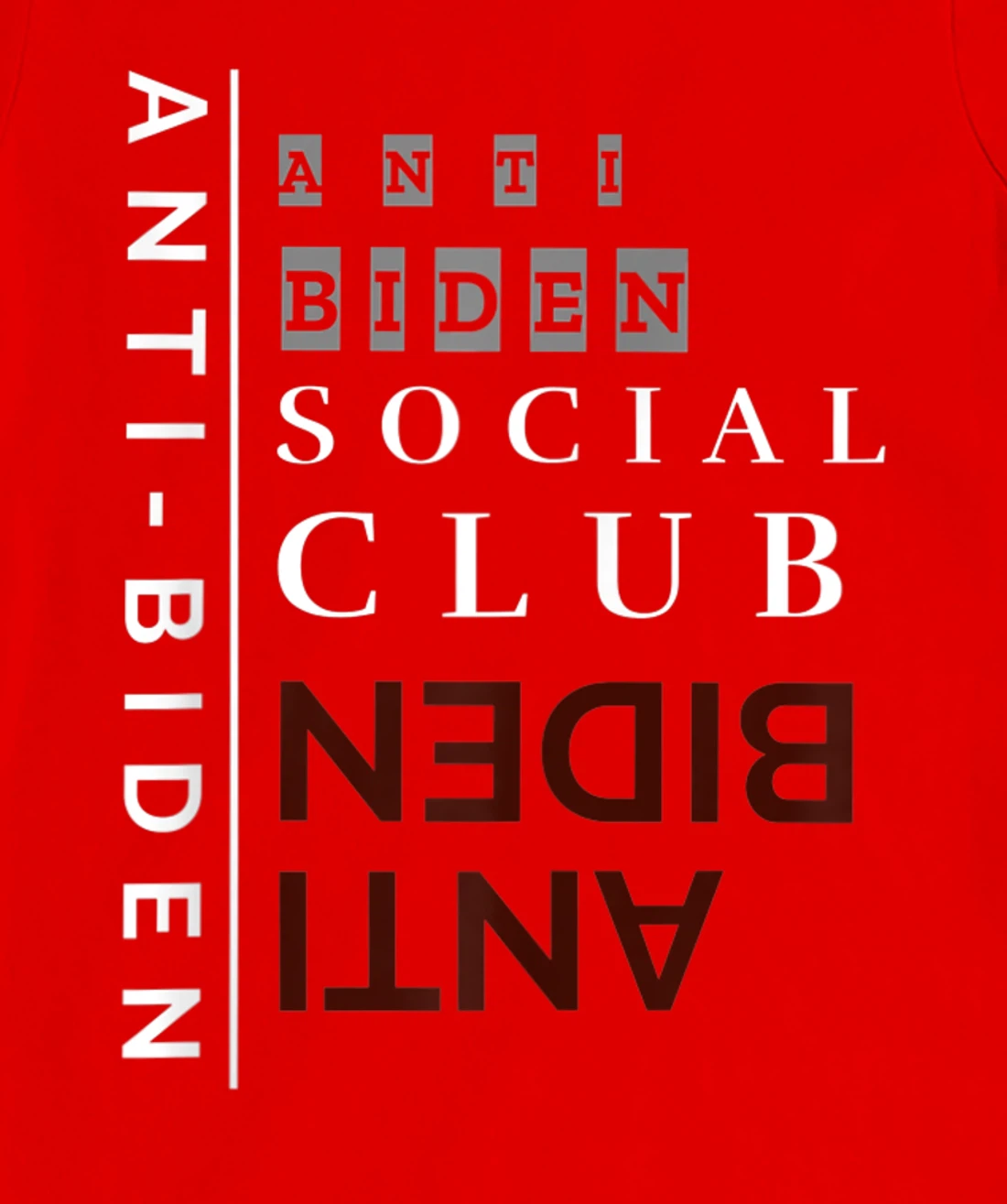 Anti-Biden Social Club T-Shirt, Women T-Shirt