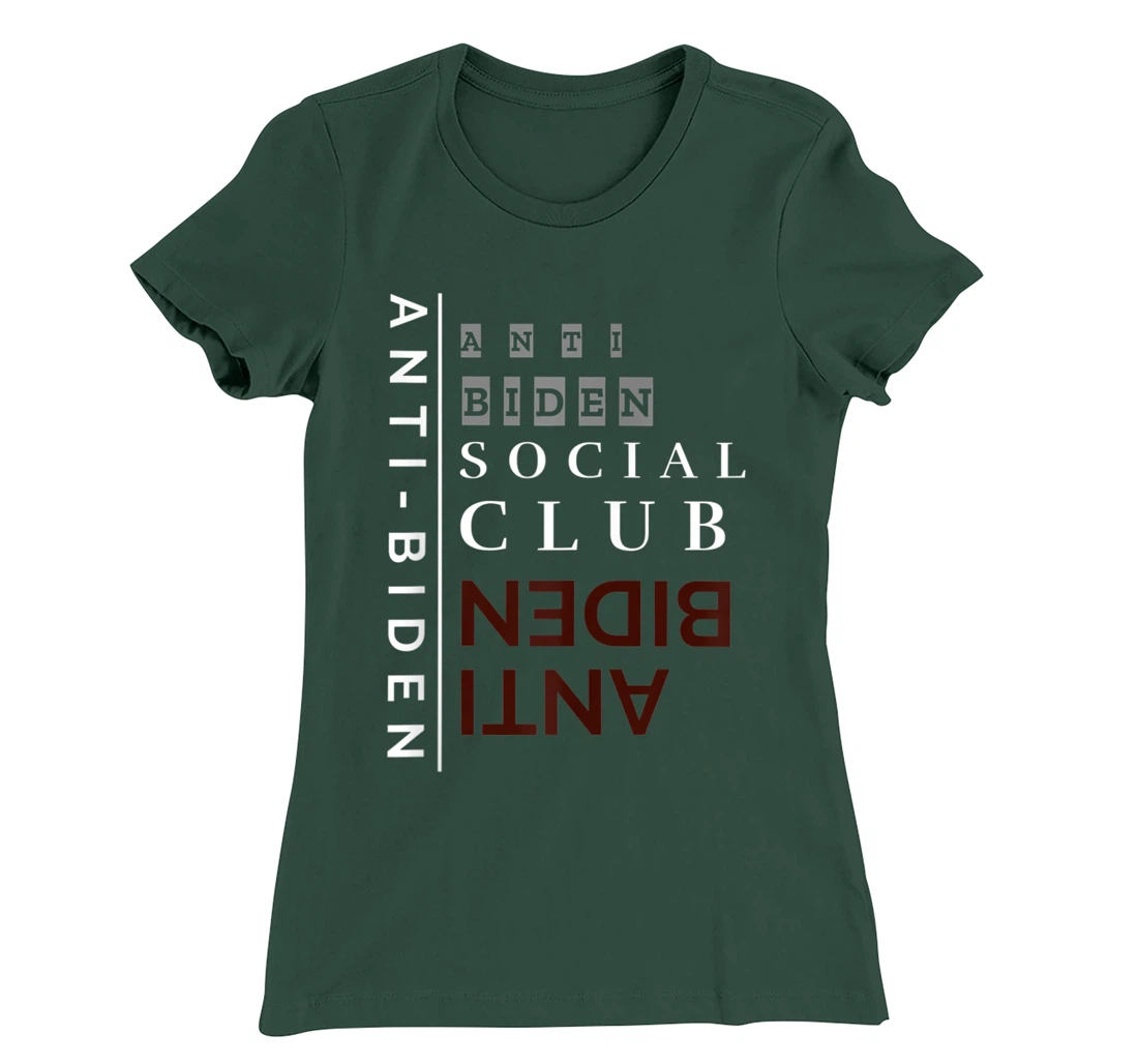 Anti-Biden Social Club T-Shirt, Women T-Shirt