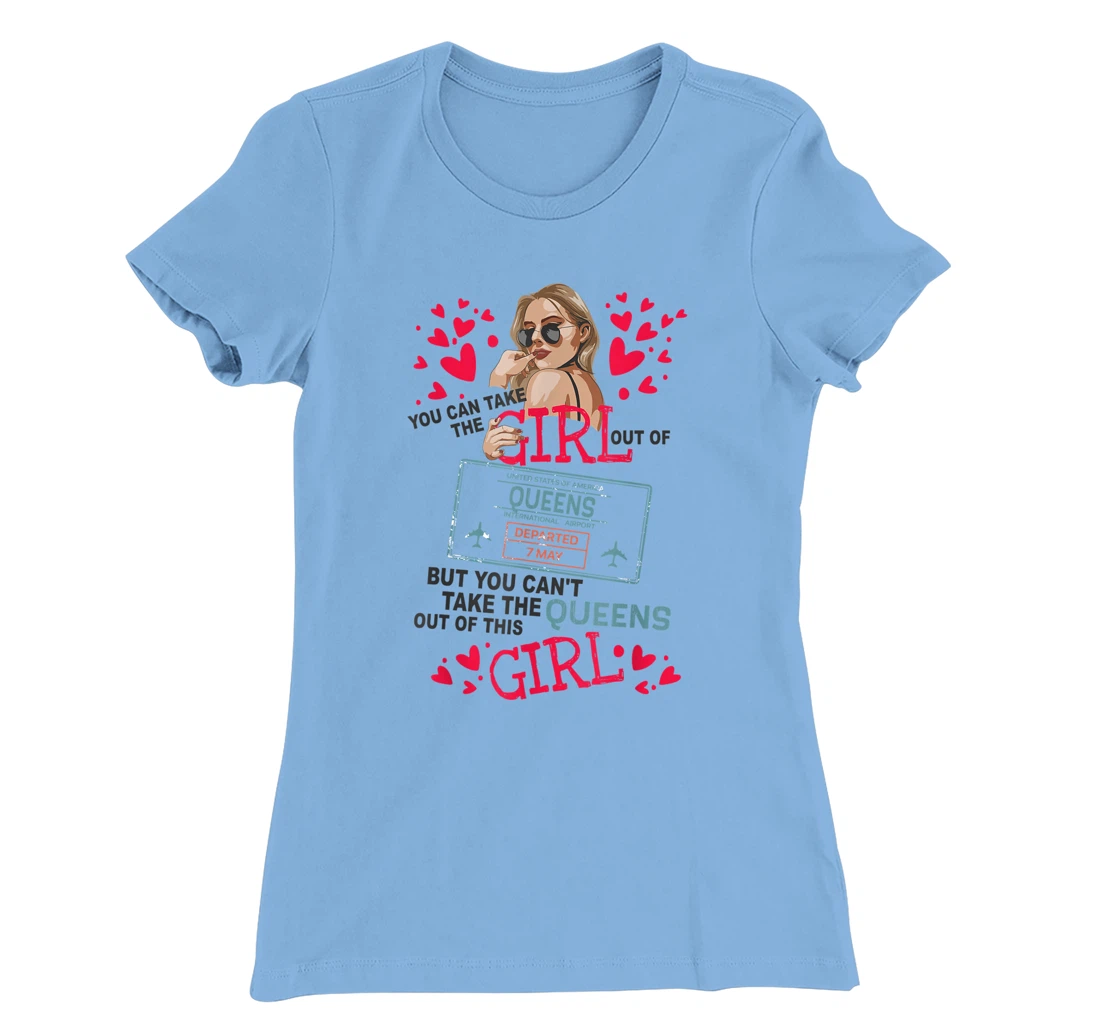 Womens Proud Queens Girl - Travel Queen From Queens New York T-Shirt, Kid T-Shirt and Women T-Shirt