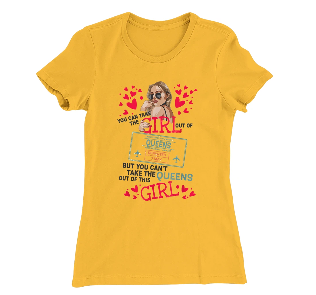 Womens Proud Queens Girl - Travel Queen From Queens New York T-Shirt, Kid T-Shirt and Women T-Shirt