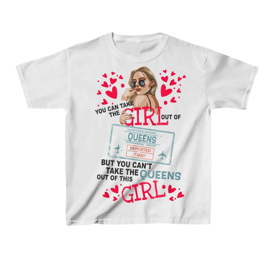 Womens Proud Queens Girl - Travel Queen From Queens New York T-Shirt, Kid T-Shirt and Women T-Shirt