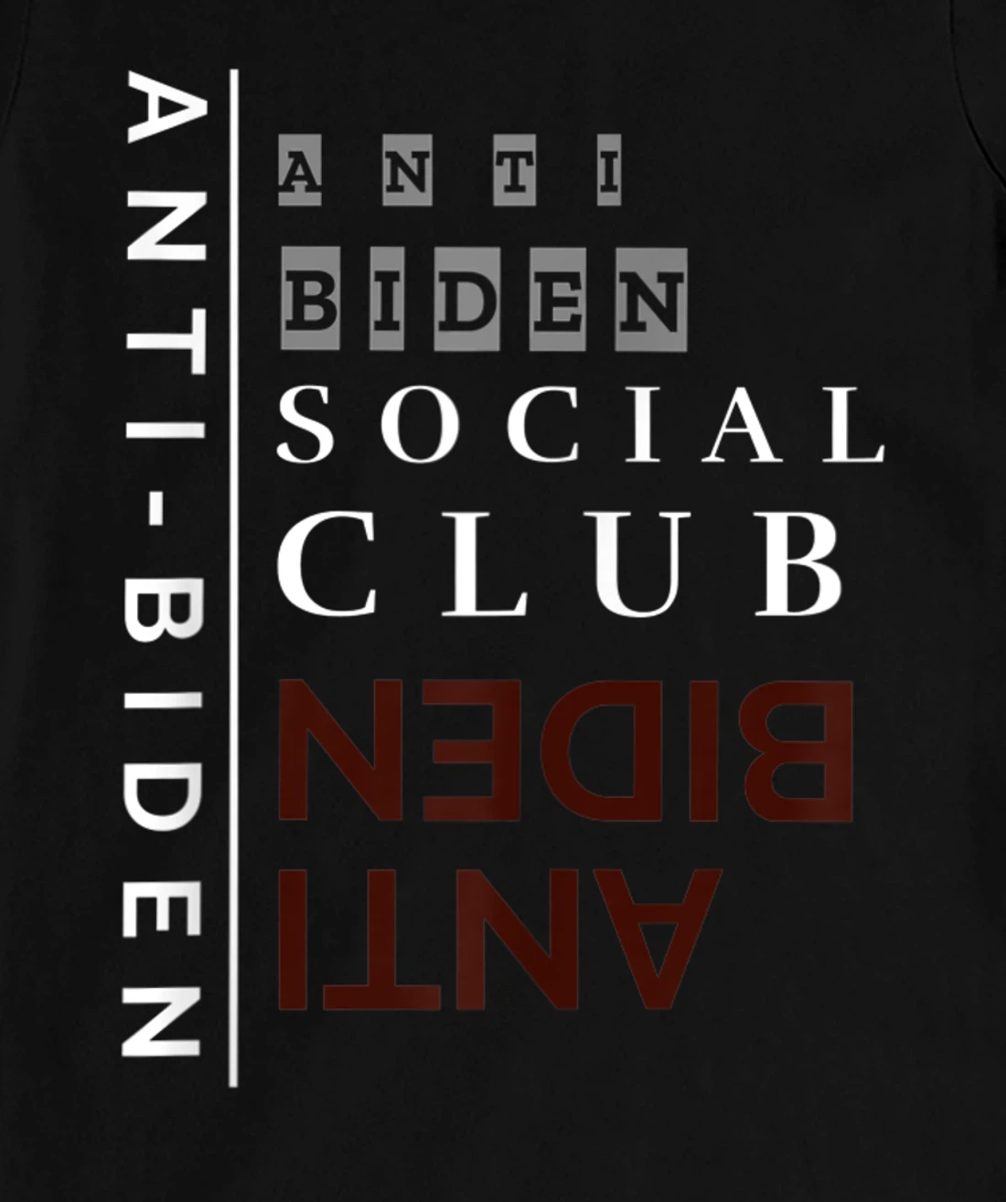 Anti-Biden Social Club T-Shirt, Women T-Shirt
