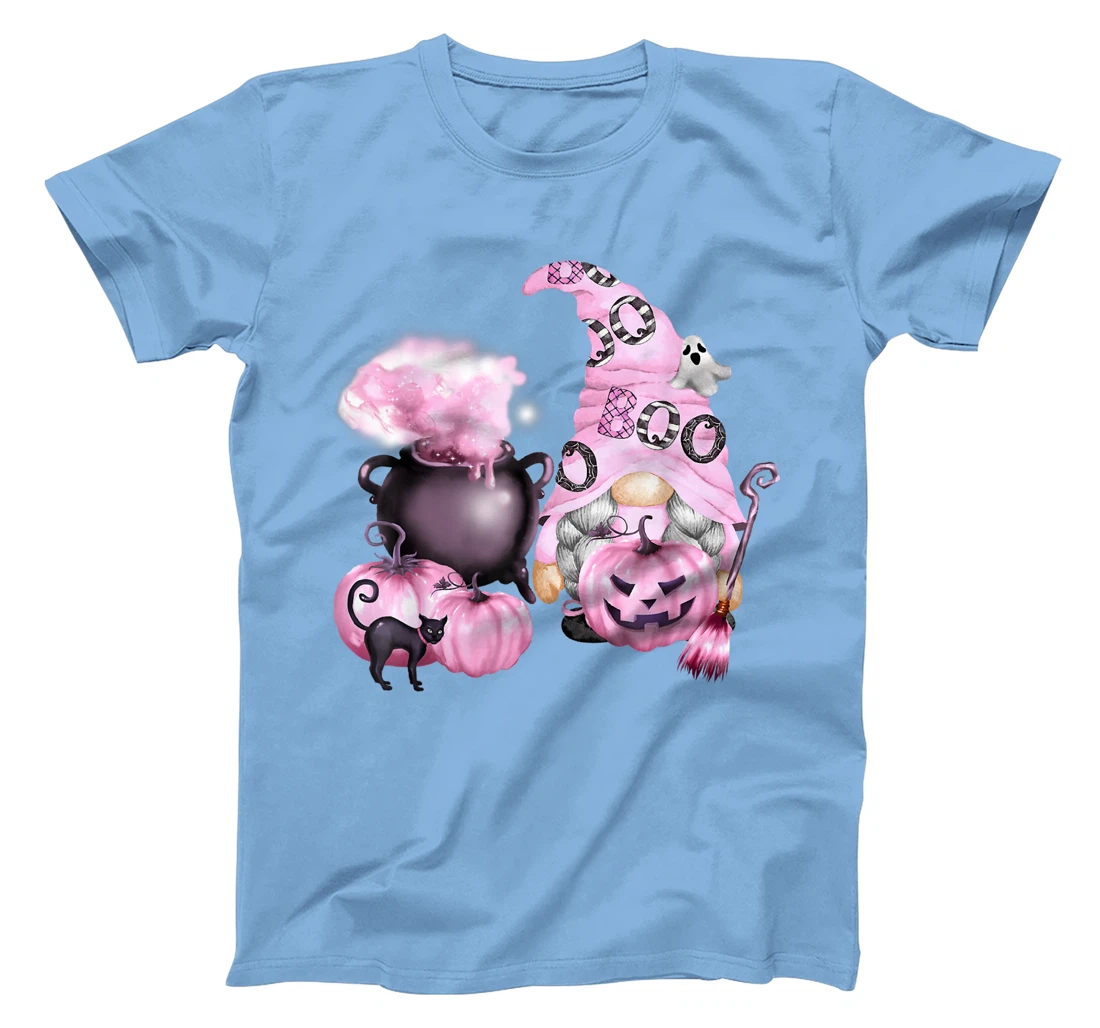 In October We Wear Pink Gnome Breast Cancer Awareness T-Shirt, Women T-Shirt