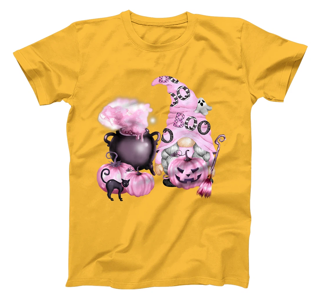 In October We Wear Pink Gnome Breast Cancer Awareness T-Shirt, Women T-Shirt